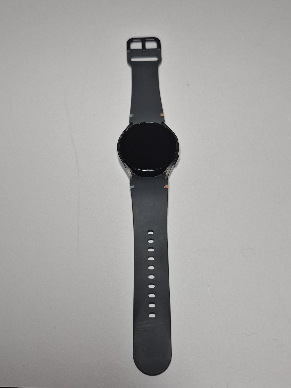 Black Samsung FE Smartwatch with Silicone Band